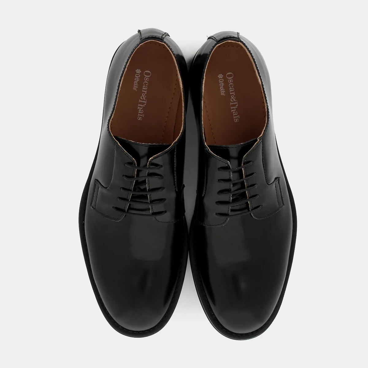 Black Lace-Up Shoes