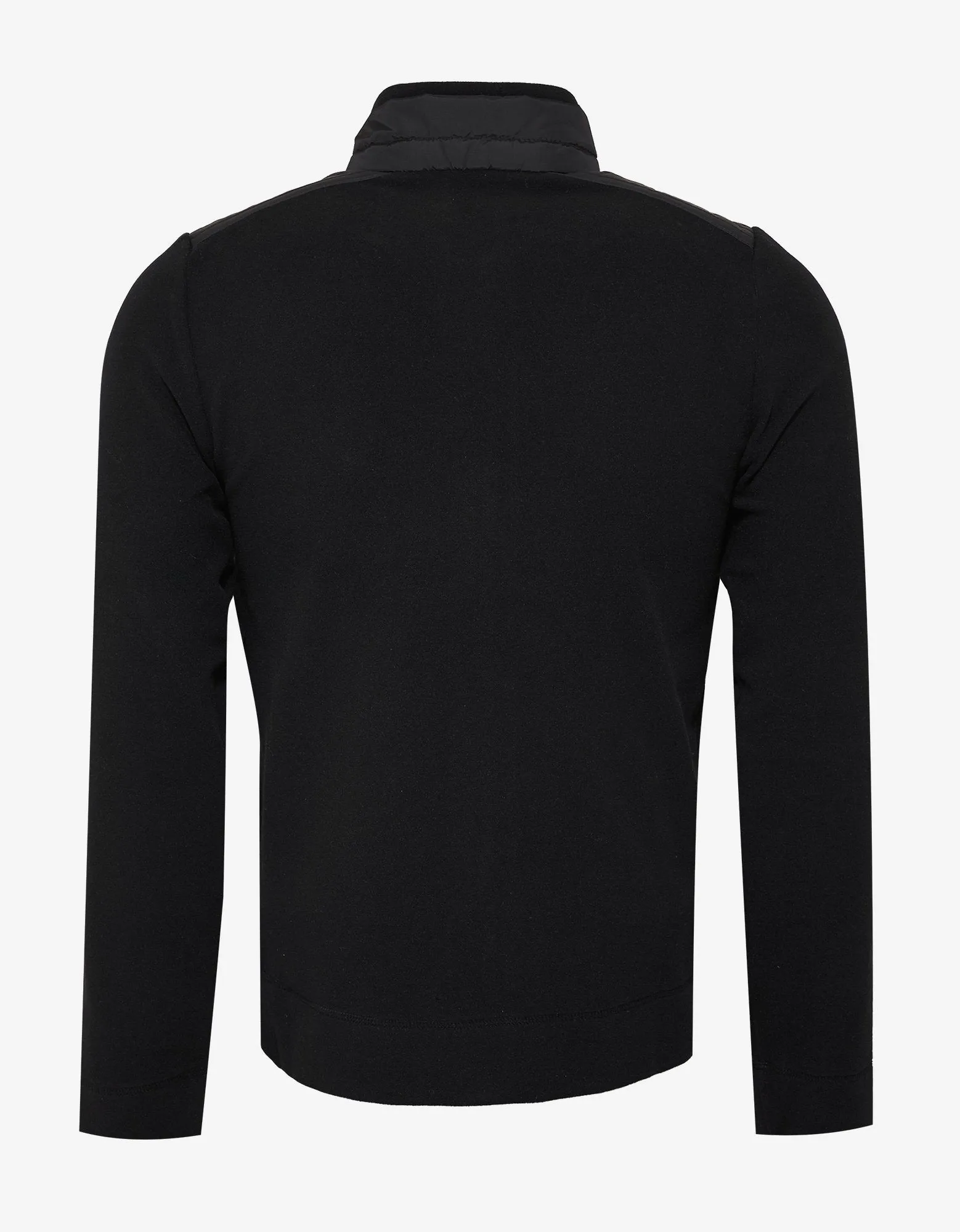 Black Nylon Fleece Panel