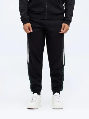 Black Regular Fit Jog Pant | Tracksuit - FMBTKS24-009