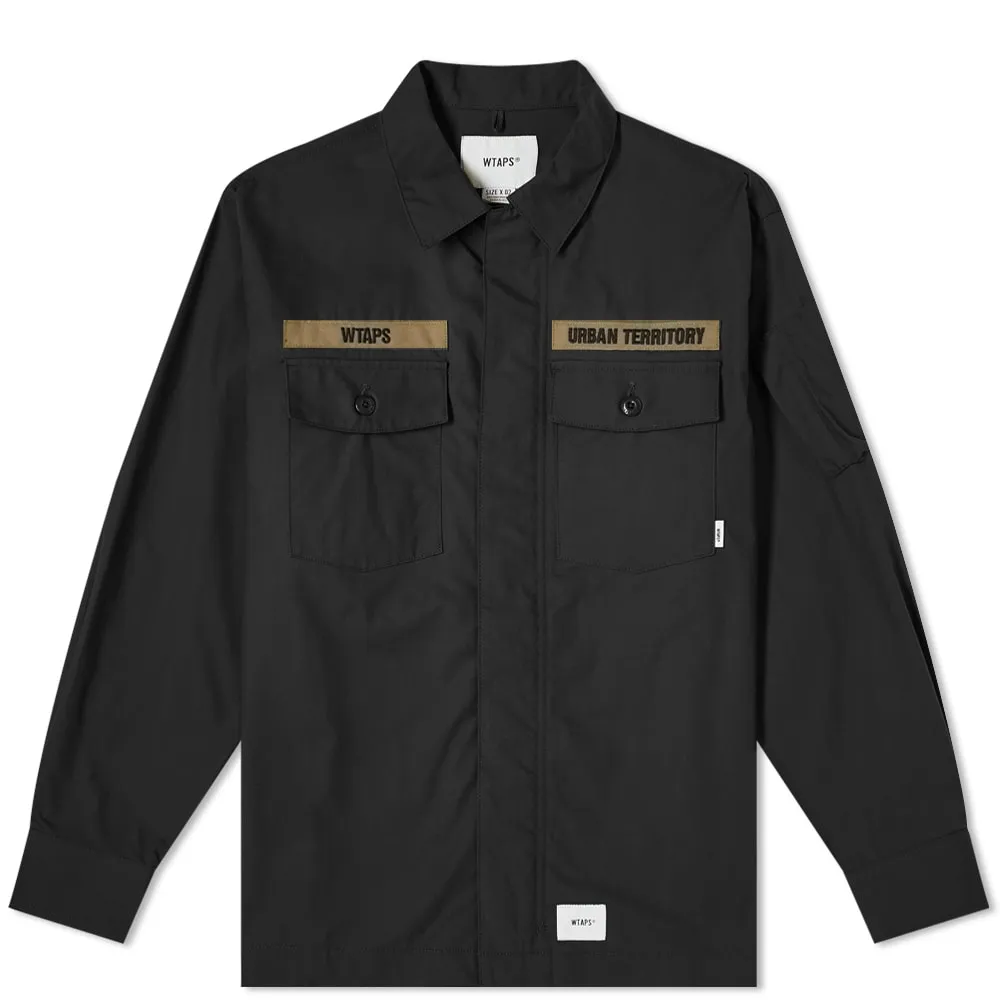 Black Shirt Jacket by WTAPS