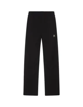 Black Straight Leg Joggers With PA Monogram