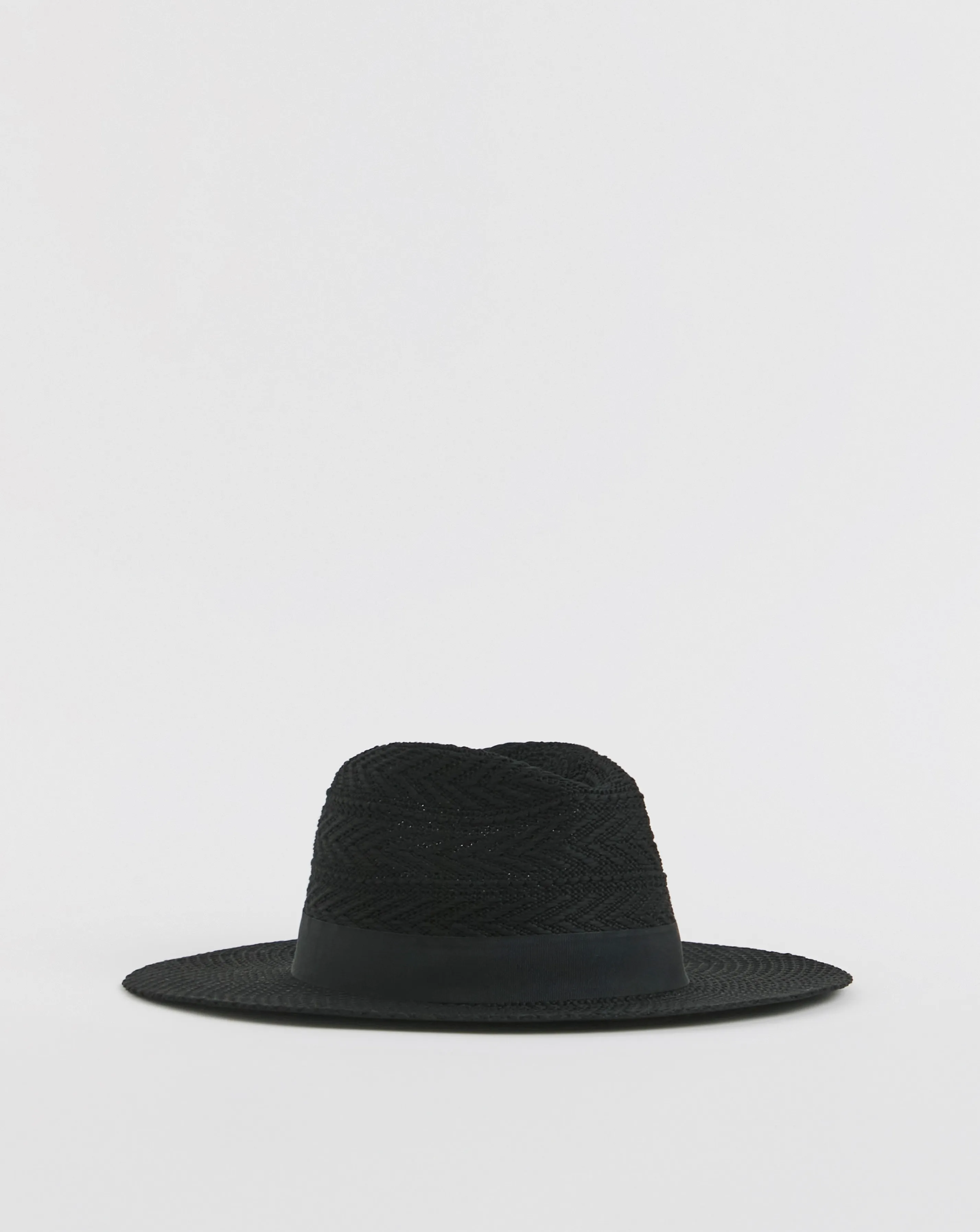 Black Western Cowboy Straw Hat