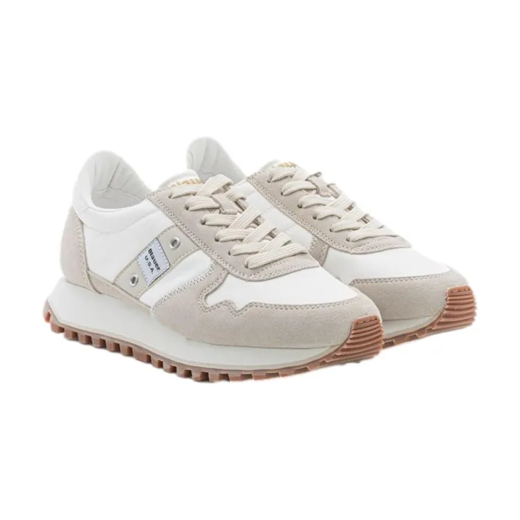 White Laced Sneakers Donna by Blauer S4MILLEN01/NYG