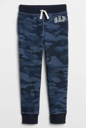 Blue Camo Logo Pull On Joggers (4-13yrs)