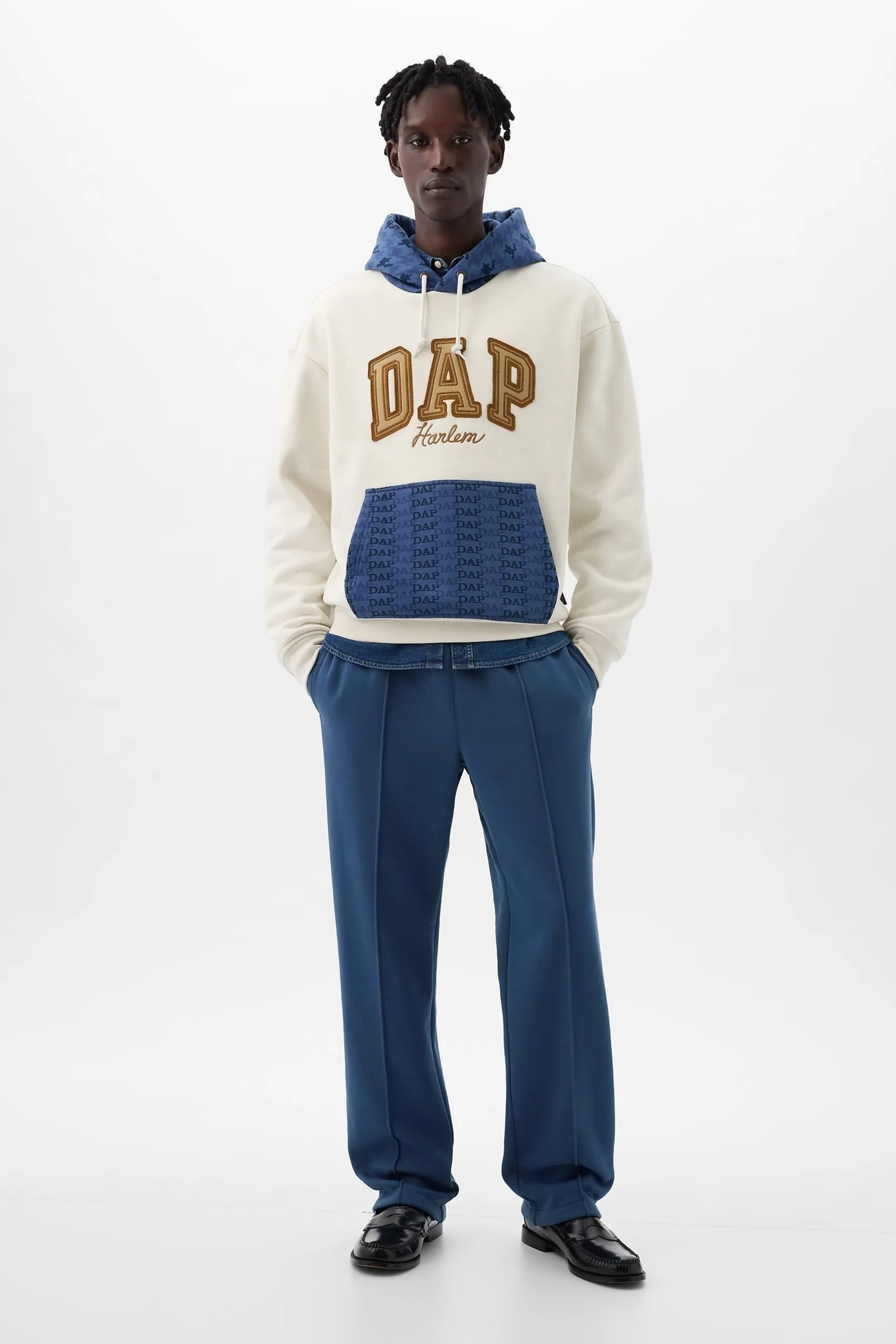 Blue Dapper Dan Logo Joggers