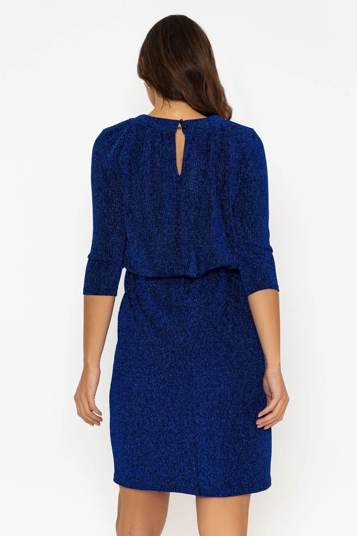 Blue Knee Length Josie Dress