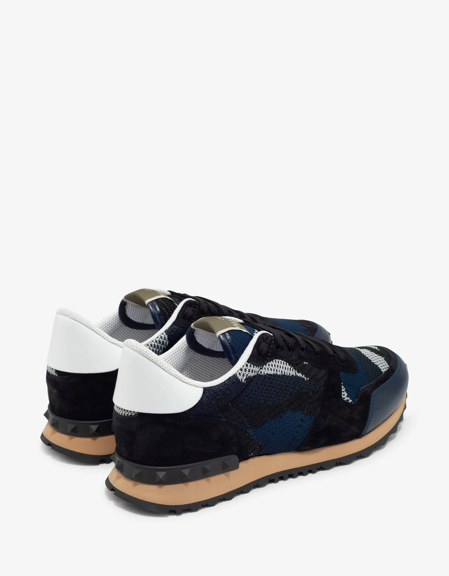 Blue Mesh Camouflage Rockrunner Trainers