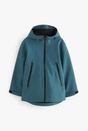 Blue Fleece Lined Waterproof Coat (3-17 years)