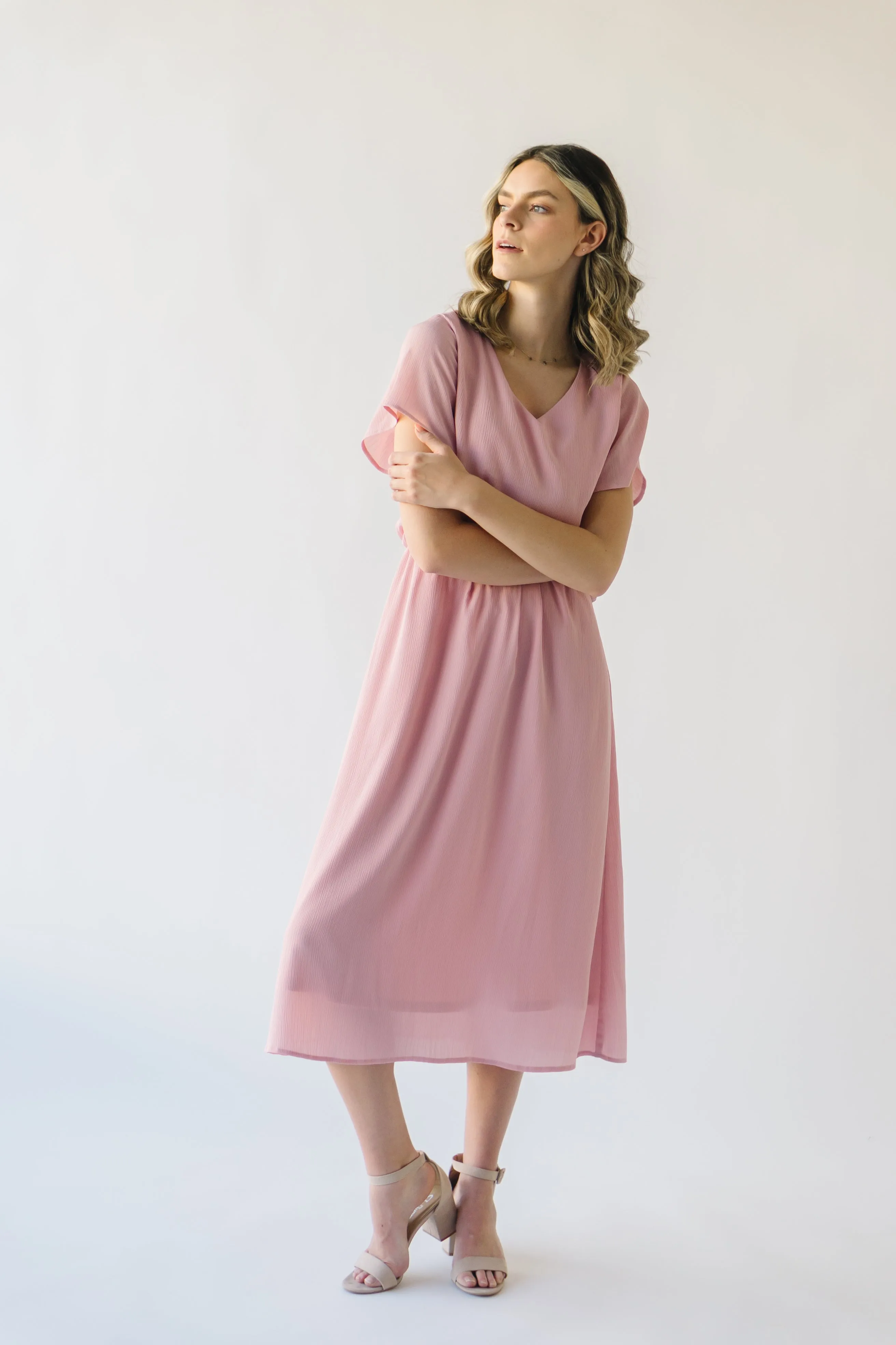 Blush Pink Derby Dress