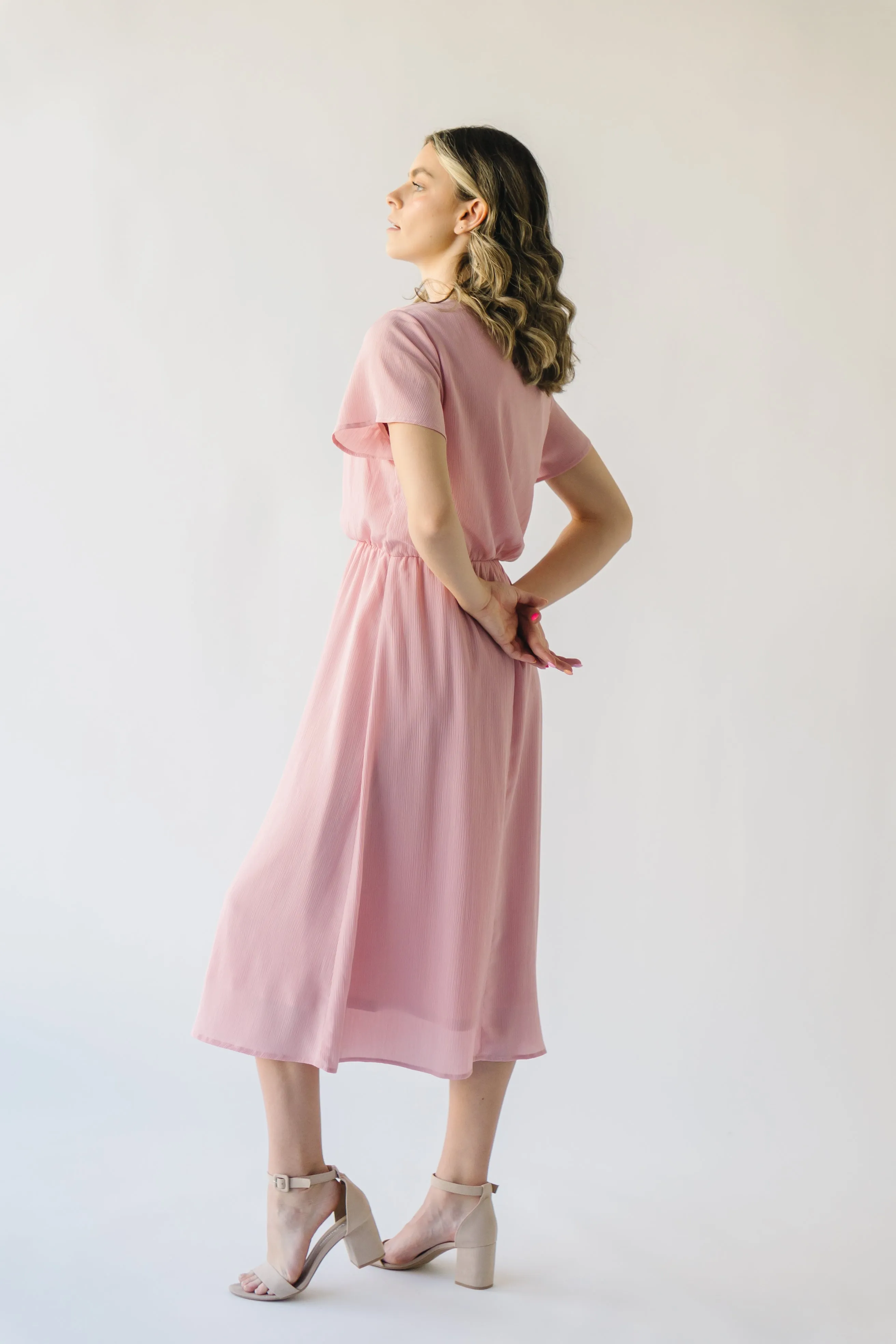 Blush Pink Derby Dress