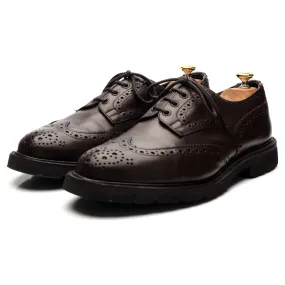 'Bourton' Dark Brown Leather Derby Brogues UK 11