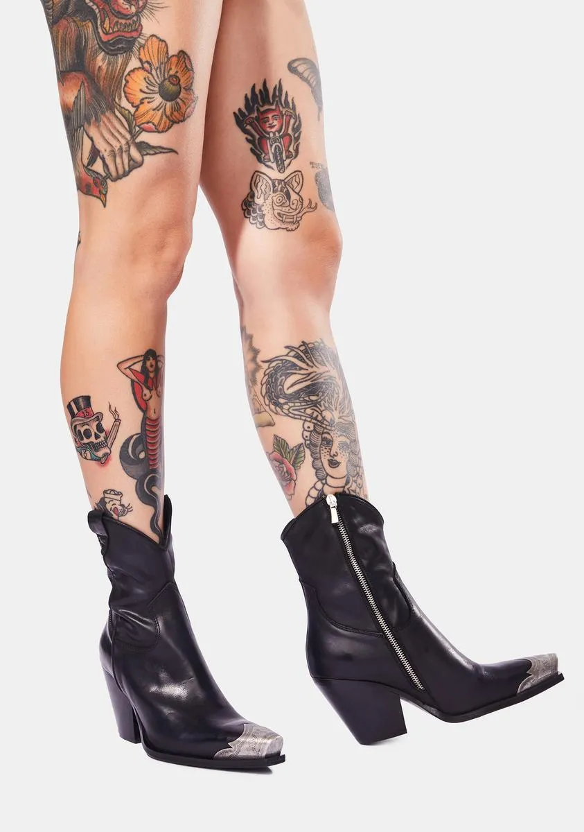 Brayden Leather Western Boots-