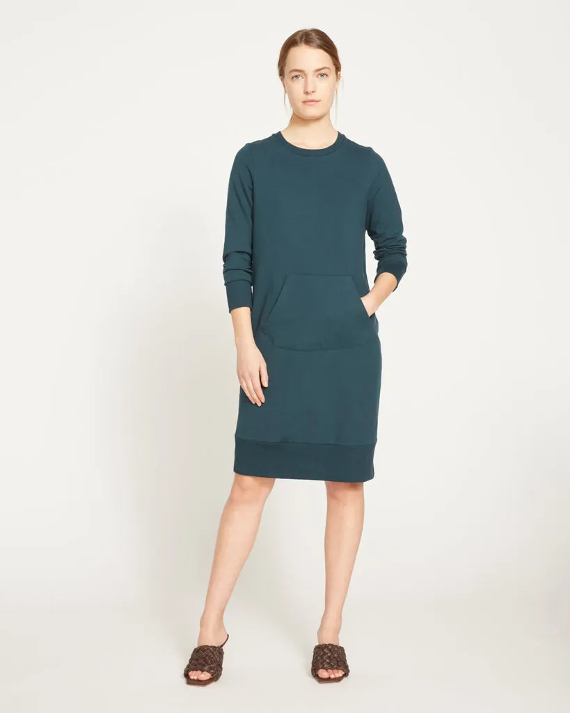 Bree Sweatshirt Dress - Deep Sea