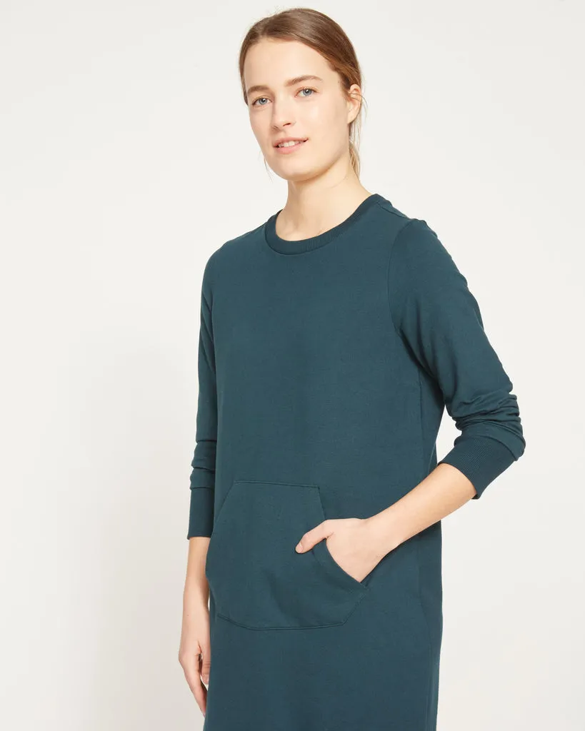 Bree Sweatshirt Dress - Deep Sea