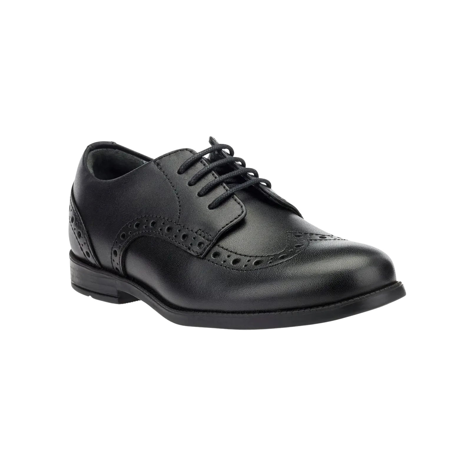 Brogue Pri School Shoes in Black