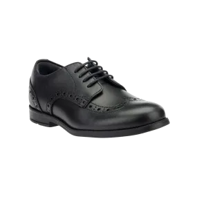 Brogue Pri School Shoes in Black