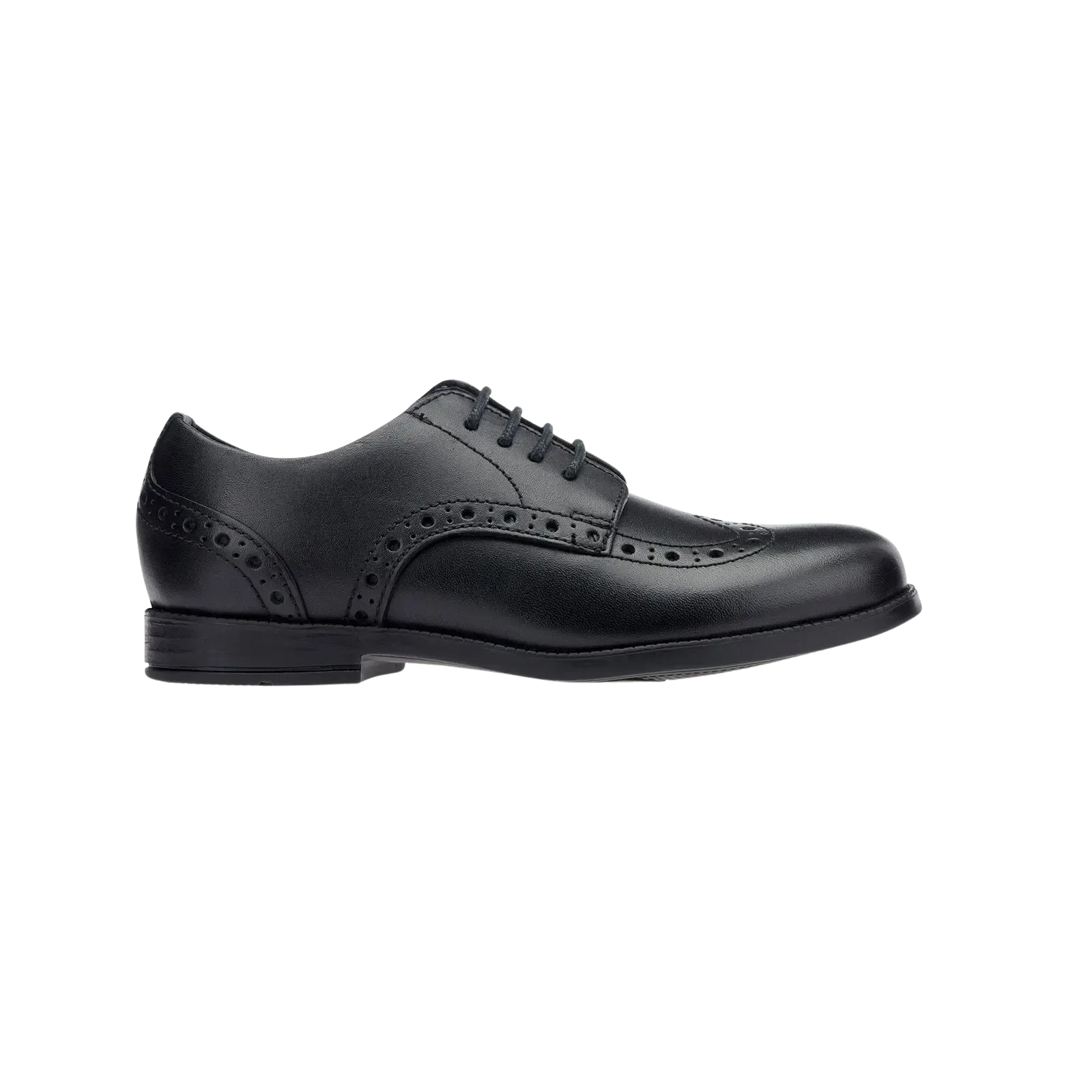 Brogue Pri School Shoes in Black