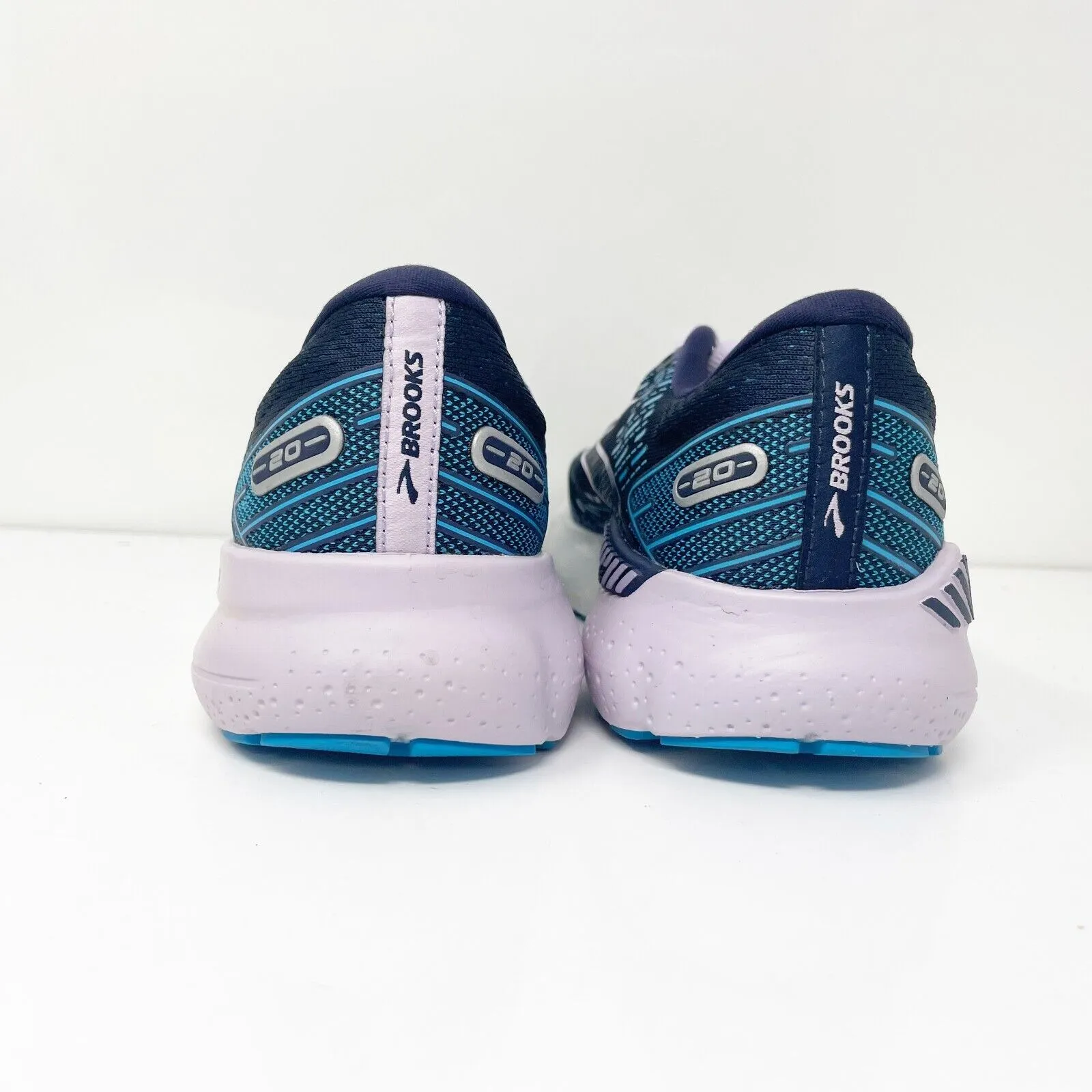 Brooks Womens Glycerin Gts 20 1203701B499 Blue Running Shoes Sneakers Size 6B