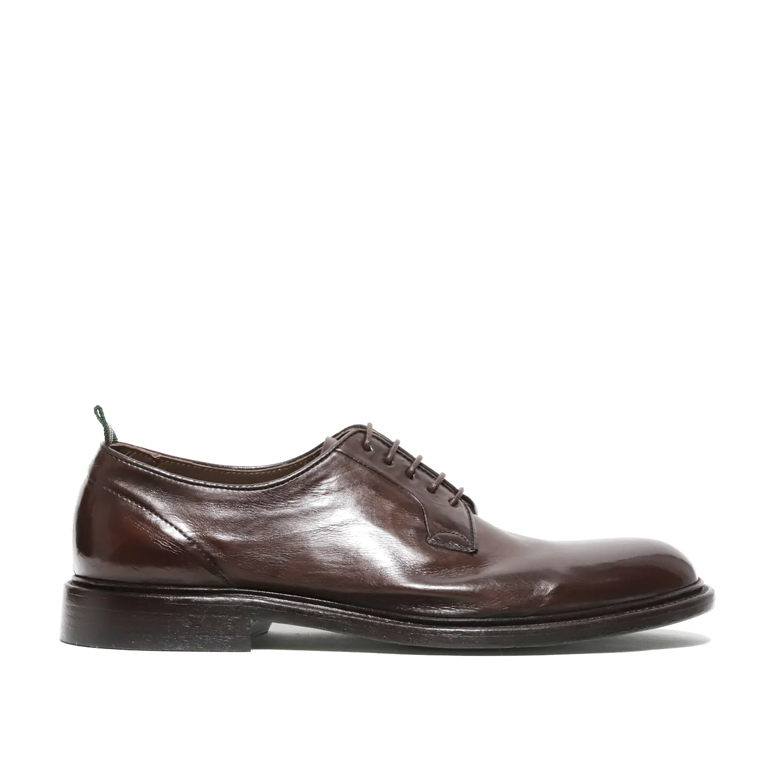 Brown leather Derby shoes