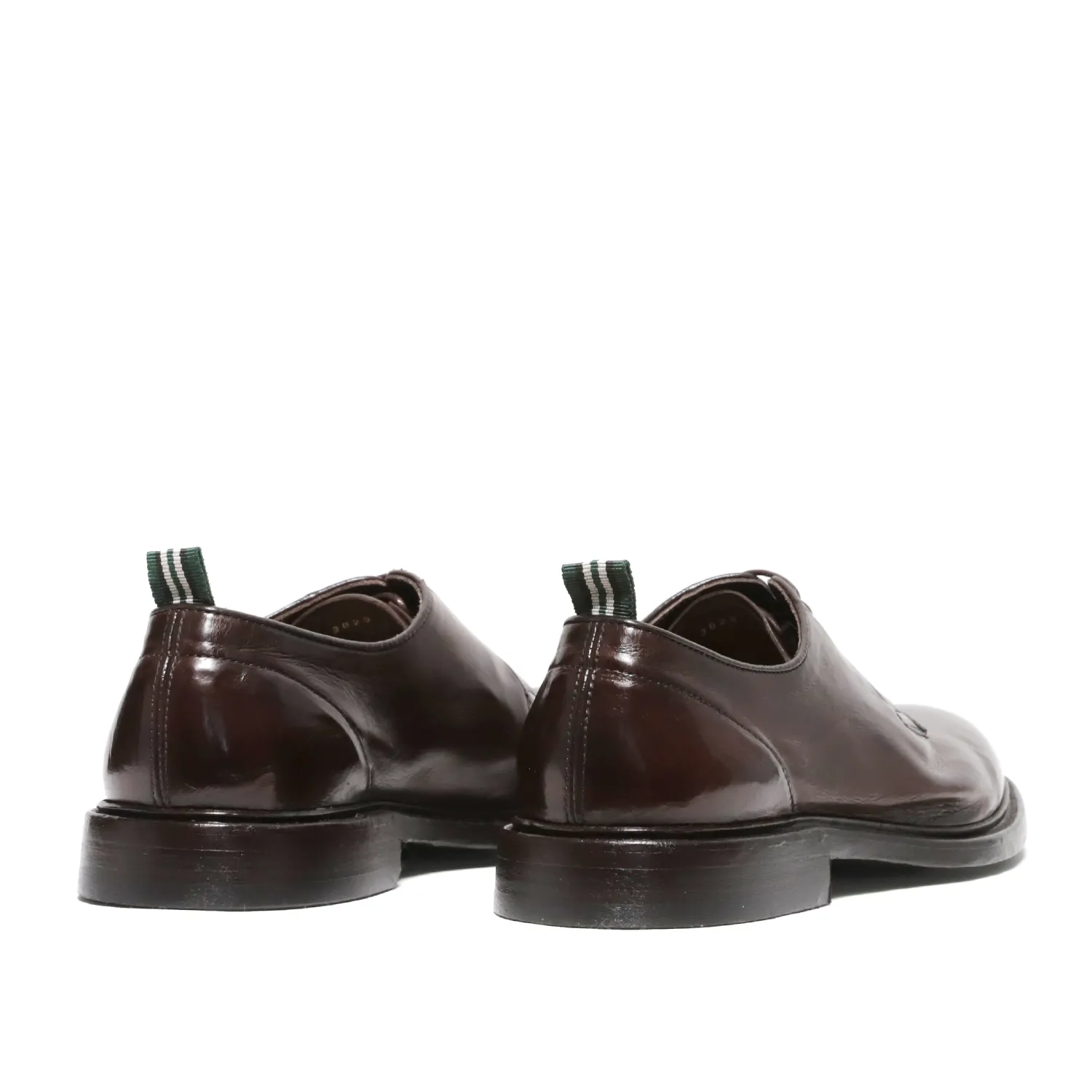 Brown leather Derby shoes