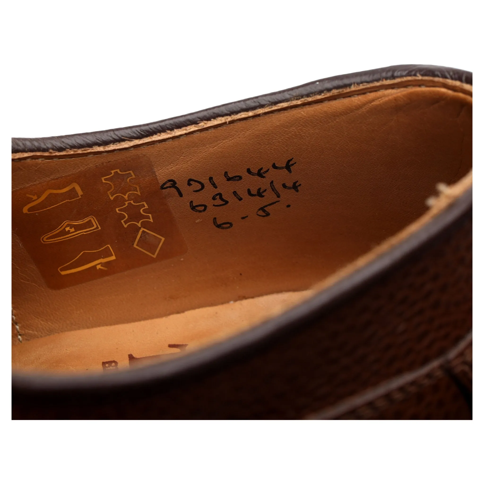 Brown Leather Derby UK 6