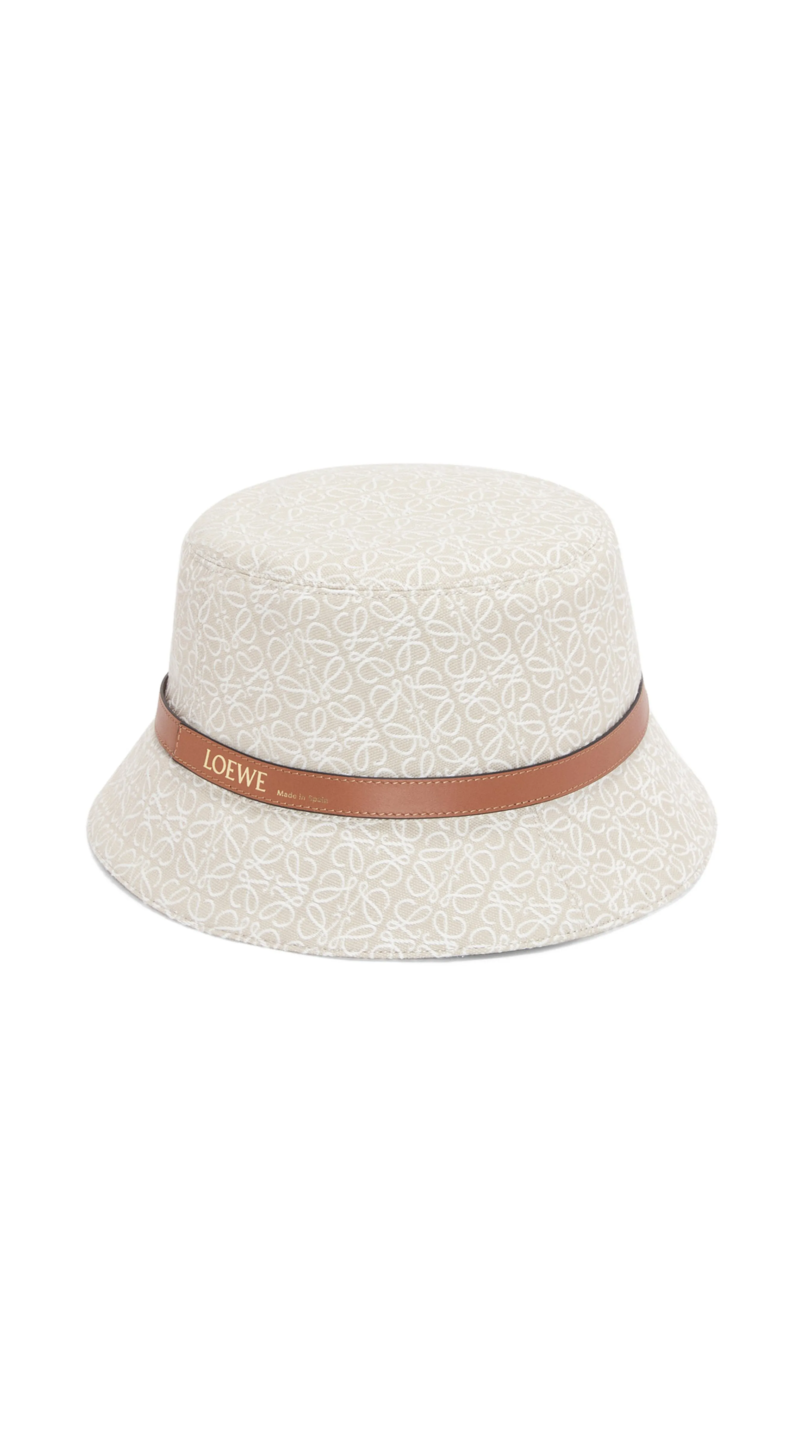 Anagram Jacquard Calfskin Bucket Hat