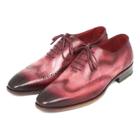 Burgundy Wingtip Oxfords by Paul Parkman