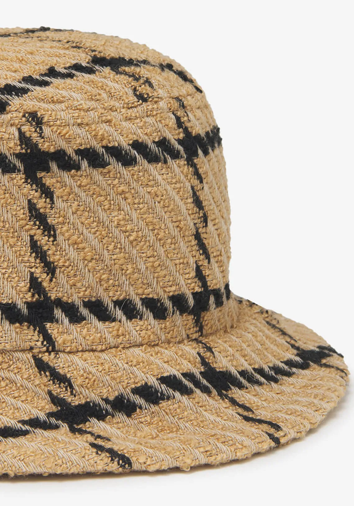 CAMI BUCKET HAT CAMEL CHECK