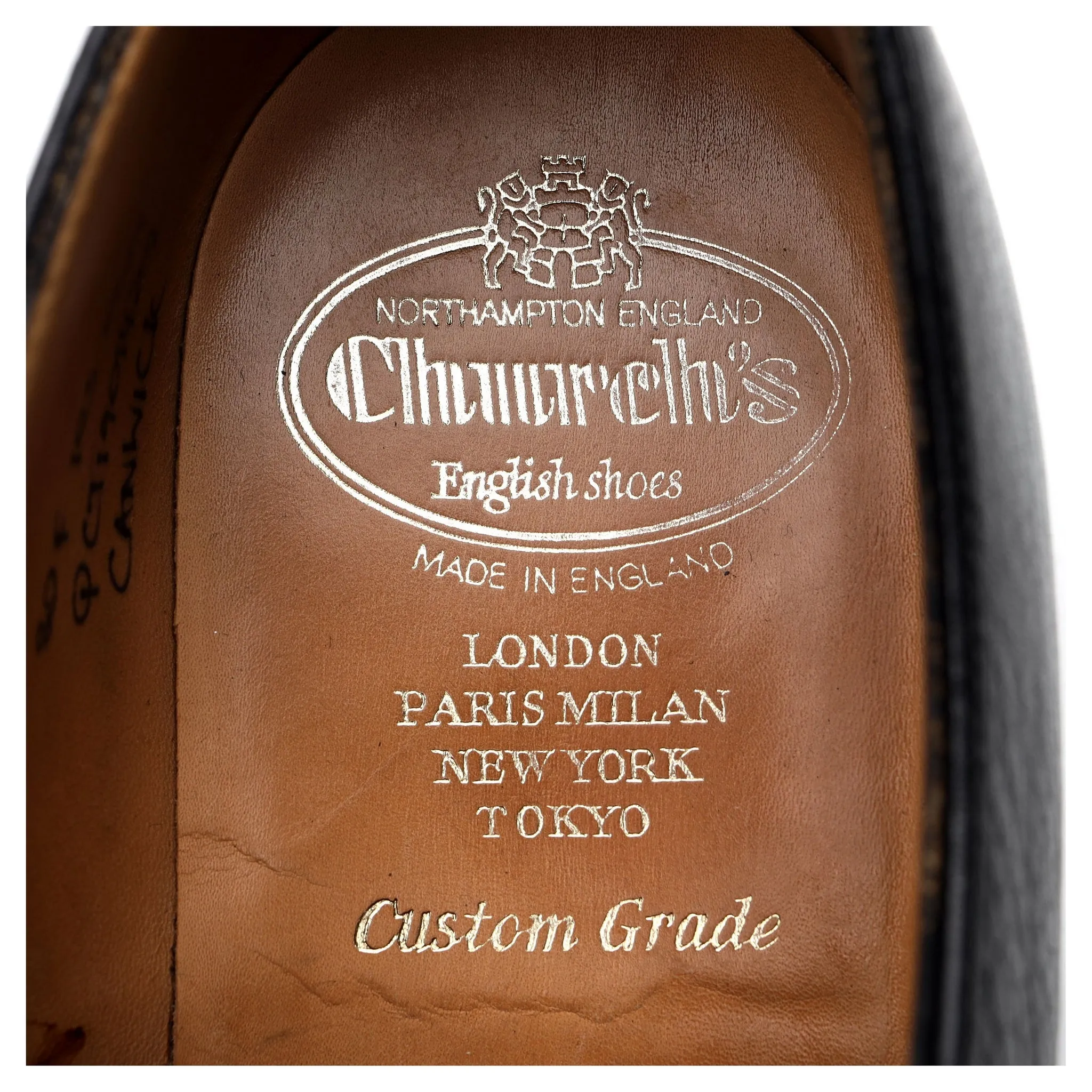 'Canwick' Black Leather Derby UK 8 F