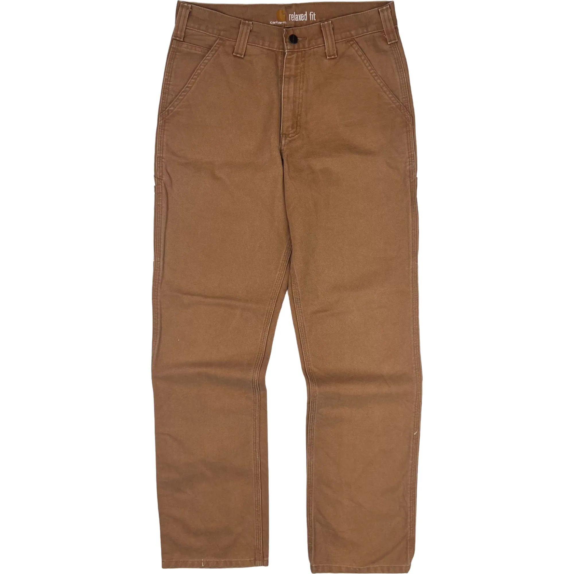 Carhartt Carpenter Workwear Trousers Relaxed Fit Brown