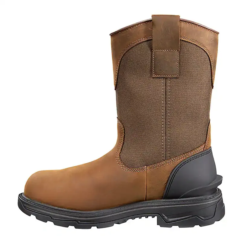 Carhartt Ironwood Waterproof Soft Toe Wellington in Bison Brown Oil Tan - Size 12M