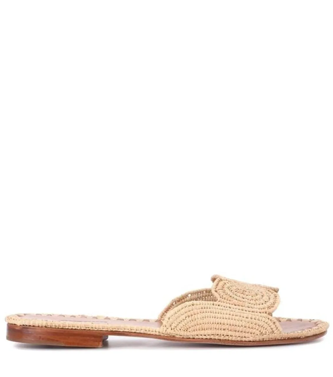 Natural Naima Slide Sandals Carrie Forbes Brand