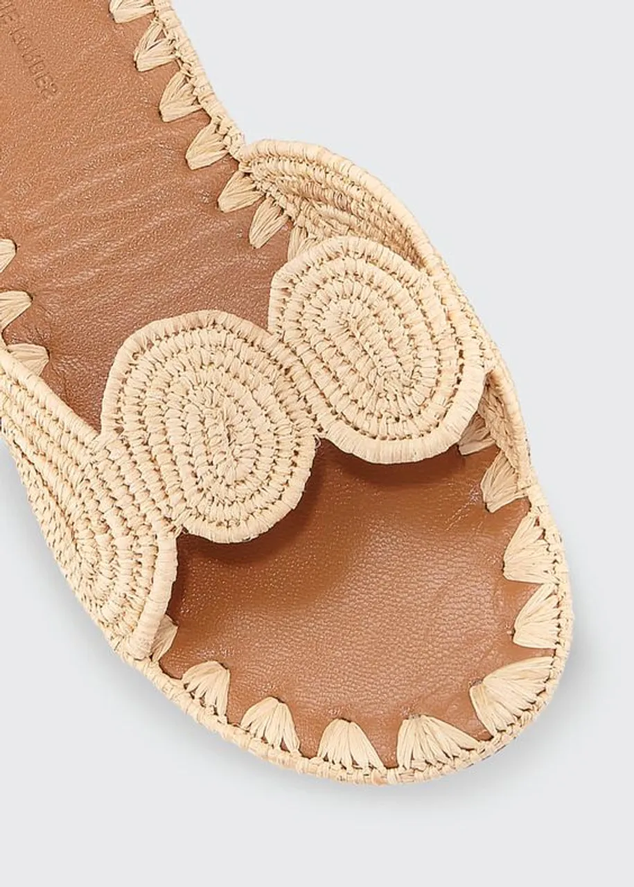 Natural Naima Slide Sandals Carrie Forbes Brand