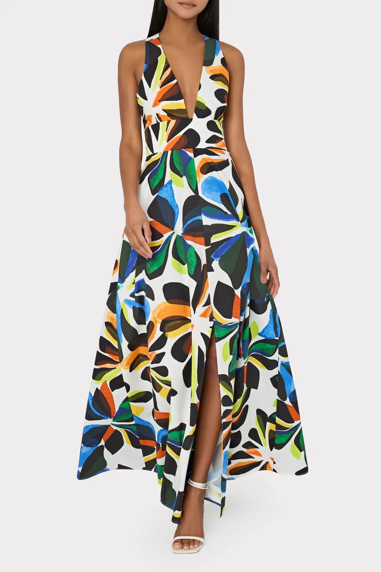 Catarina Balearic Floral Maxi Dress - Update: Floral Printed Long Dress