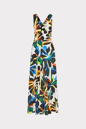 Catarina Balearic Floral Maxi Dress - Update: Floral Printed Long Dress