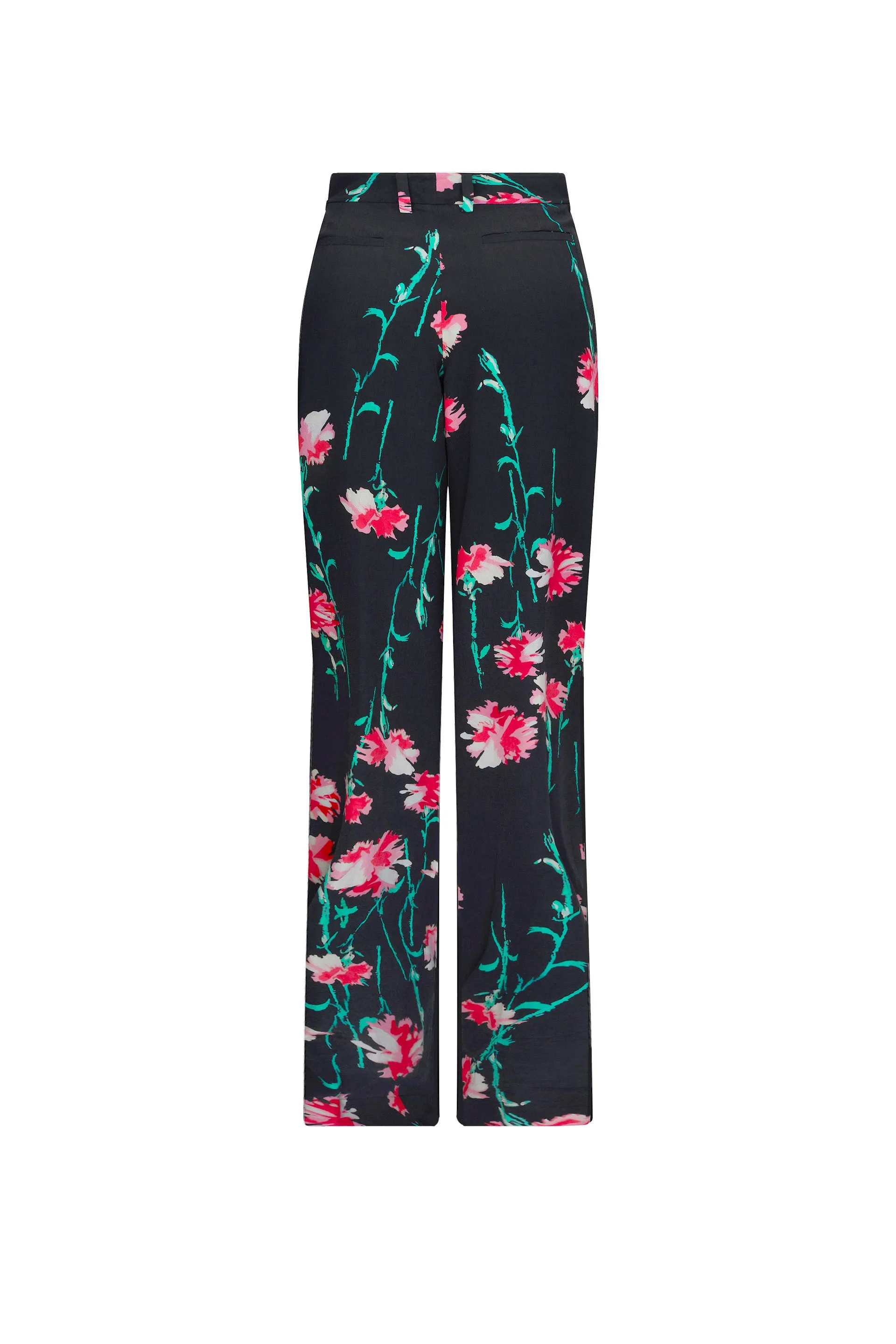 'CECIL BEATON PINK CARNATION' BAGGY TROUSERS