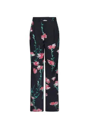 'CECIL BEATON PINK CARNATION' BAGGY TROUSERS