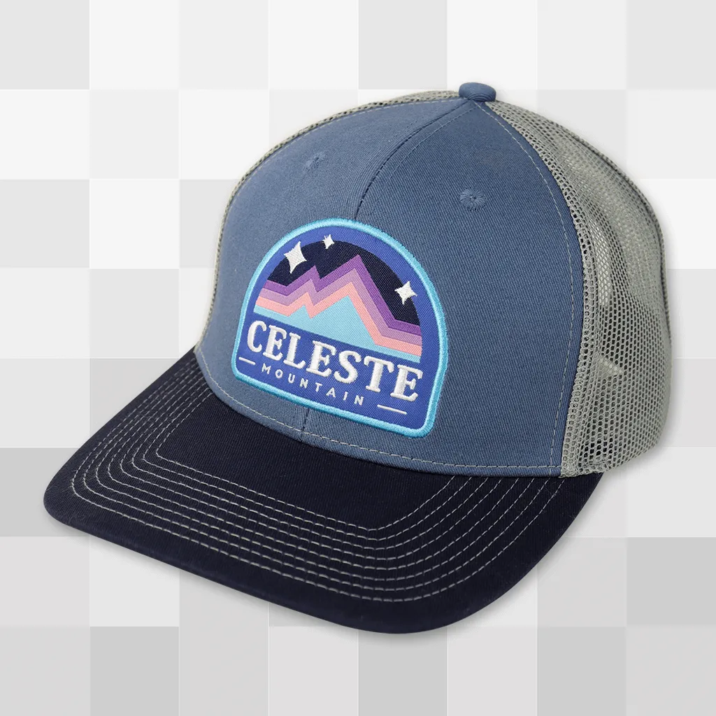 Celeste Mountain Trucker Hat