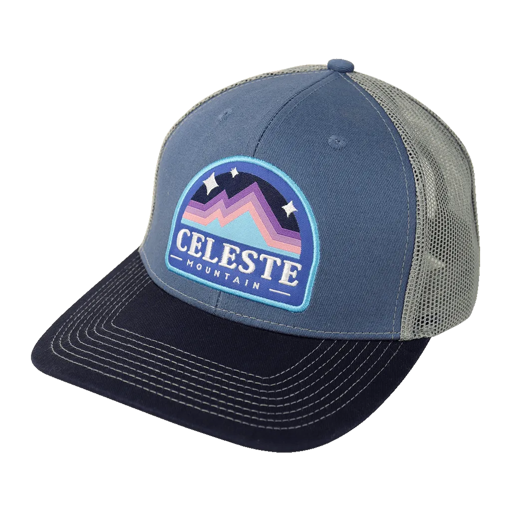 Celeste Mountain Trucker Hat