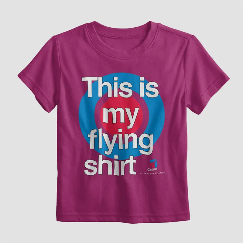 CESSNA-FLYING-SHIRT- Kids T-Shirt