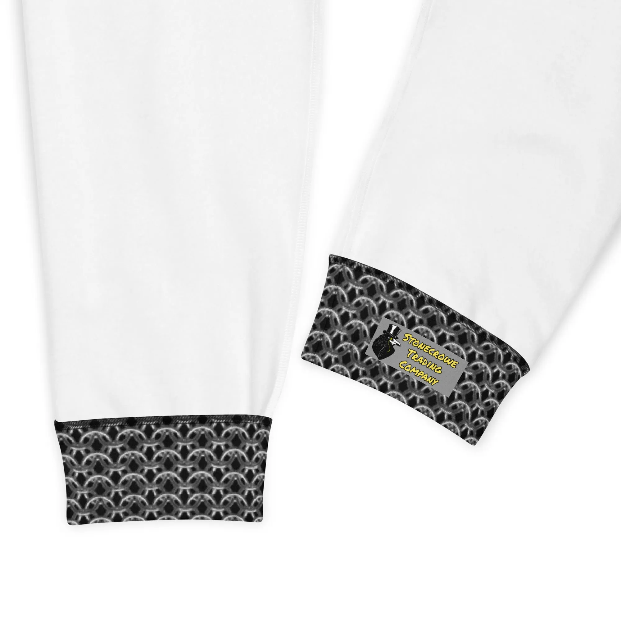 Chain Mail Print Men's Slim Fit Joggers