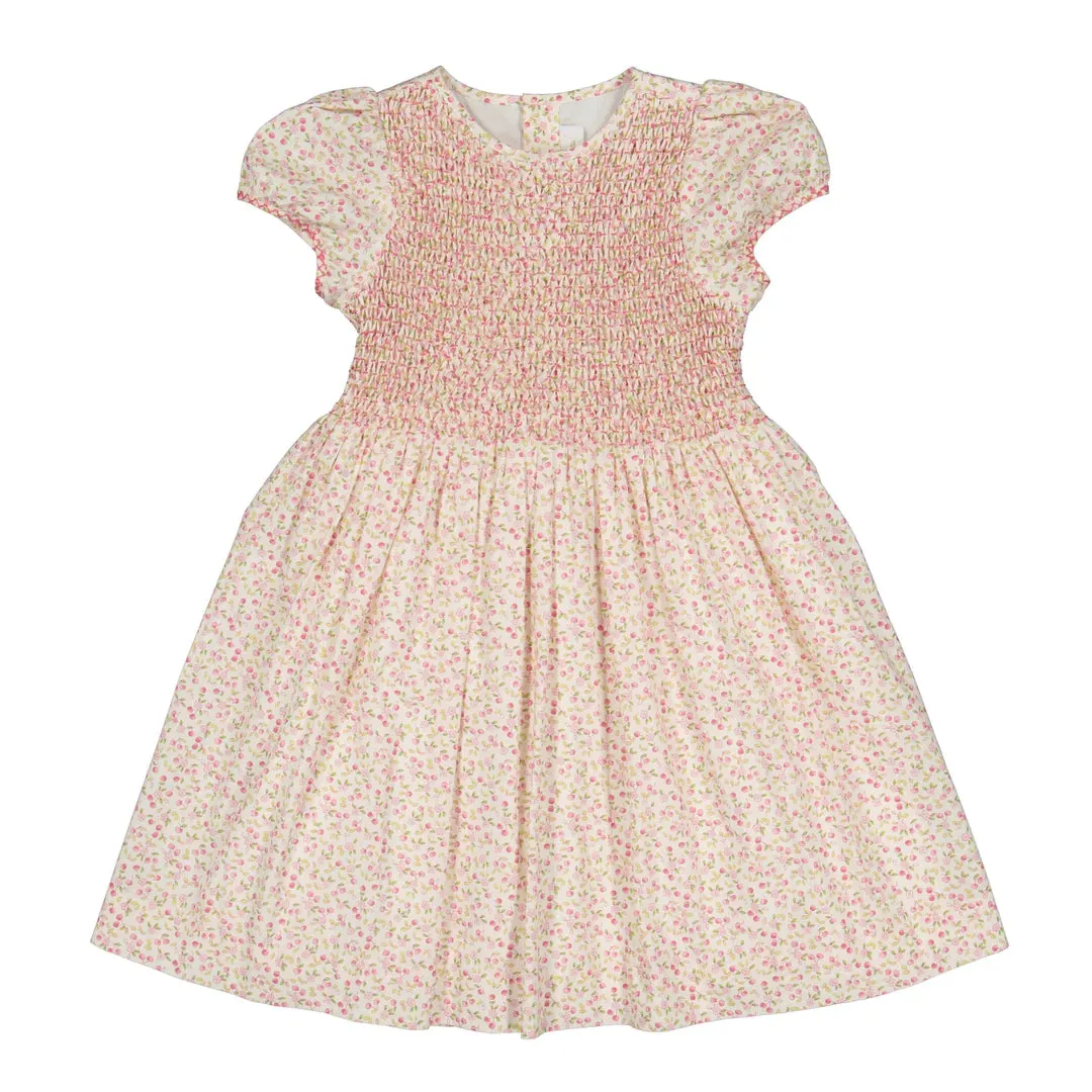 Cherry Blossom Smocked Dress