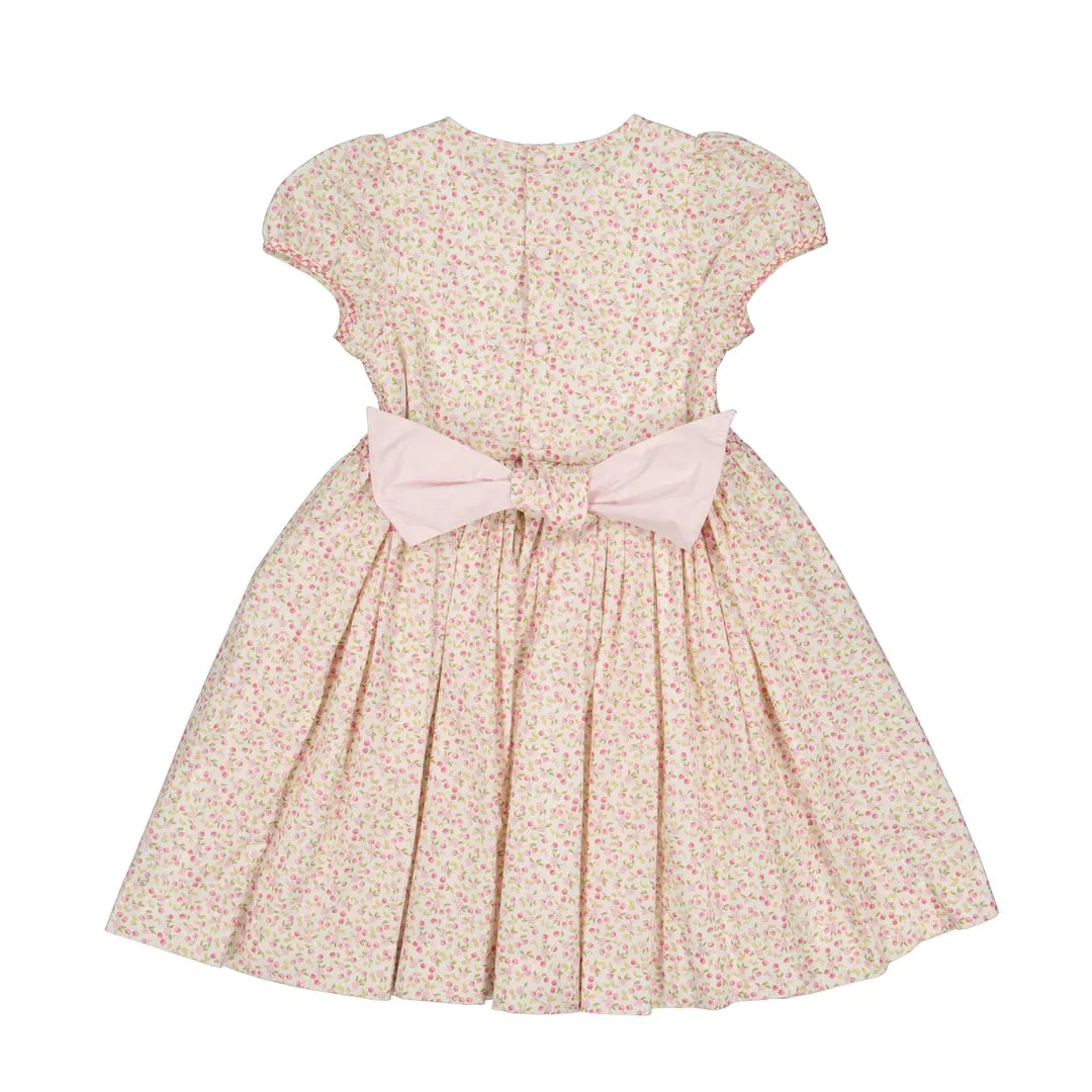 Cherry Blossom Smocked Dress