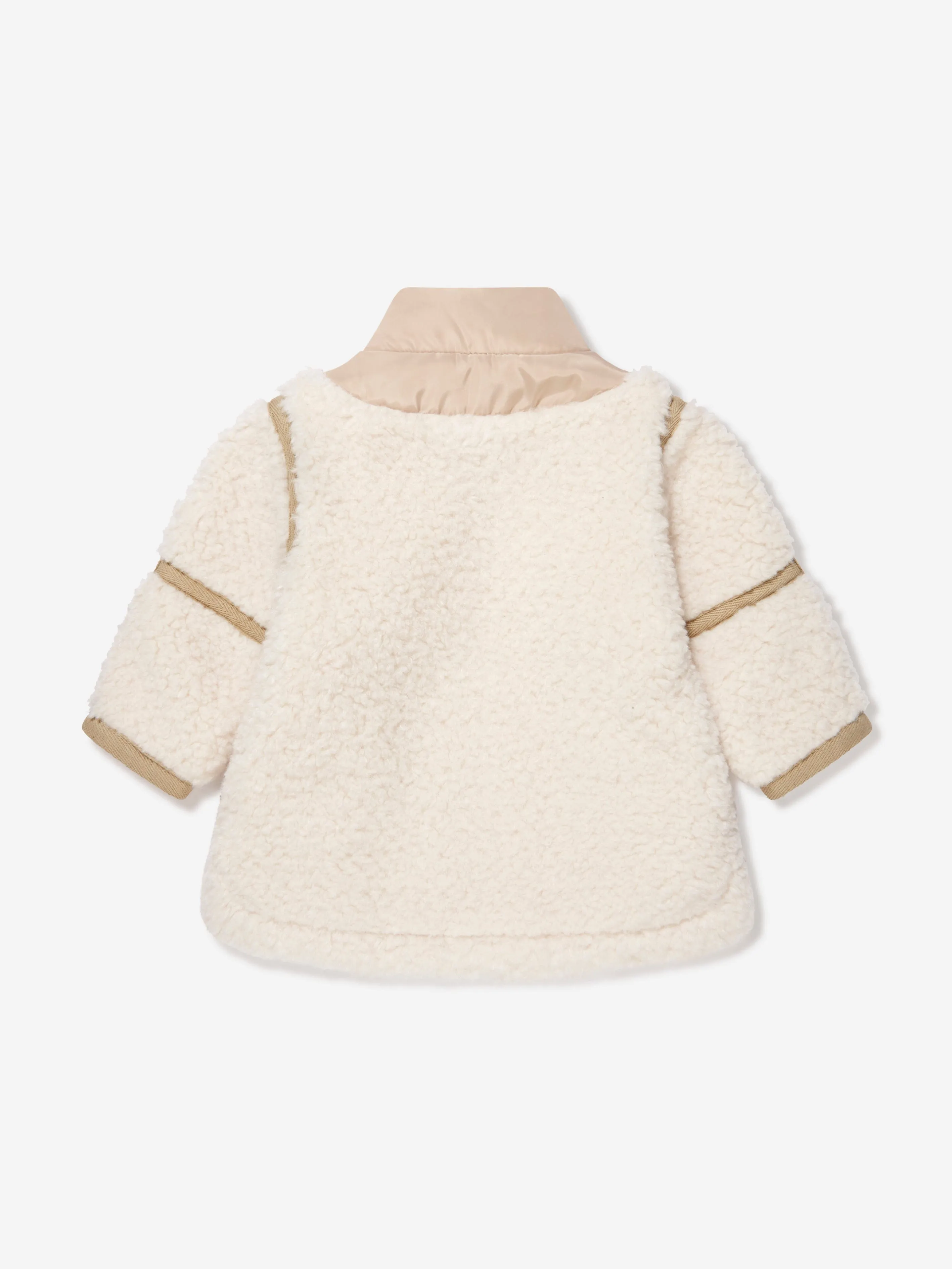 Chloé Baby Girls Ivory Sherpa Coat