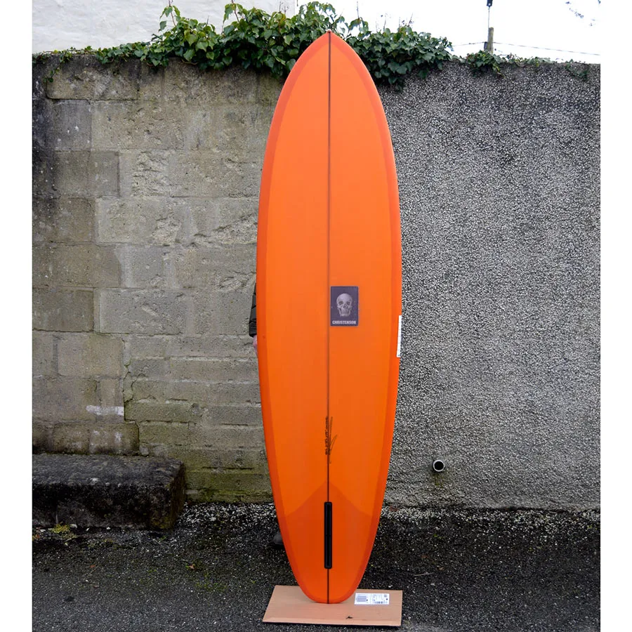 Christenson Flat Tracker 2.0 Surfboard (Orange) - 7'2