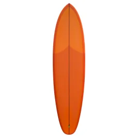 Christenson Flat Tracker 2.0 Surfboard (Orange) - 7'2