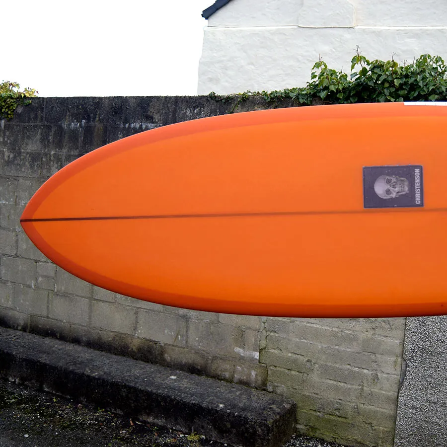 Christenson Flat Tracker 2.0 Surfboard (Orange) - 7'2