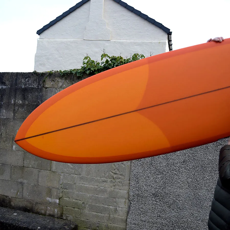 Christenson Flat Tracker 2.0 Surfboard (Orange) - 7'2