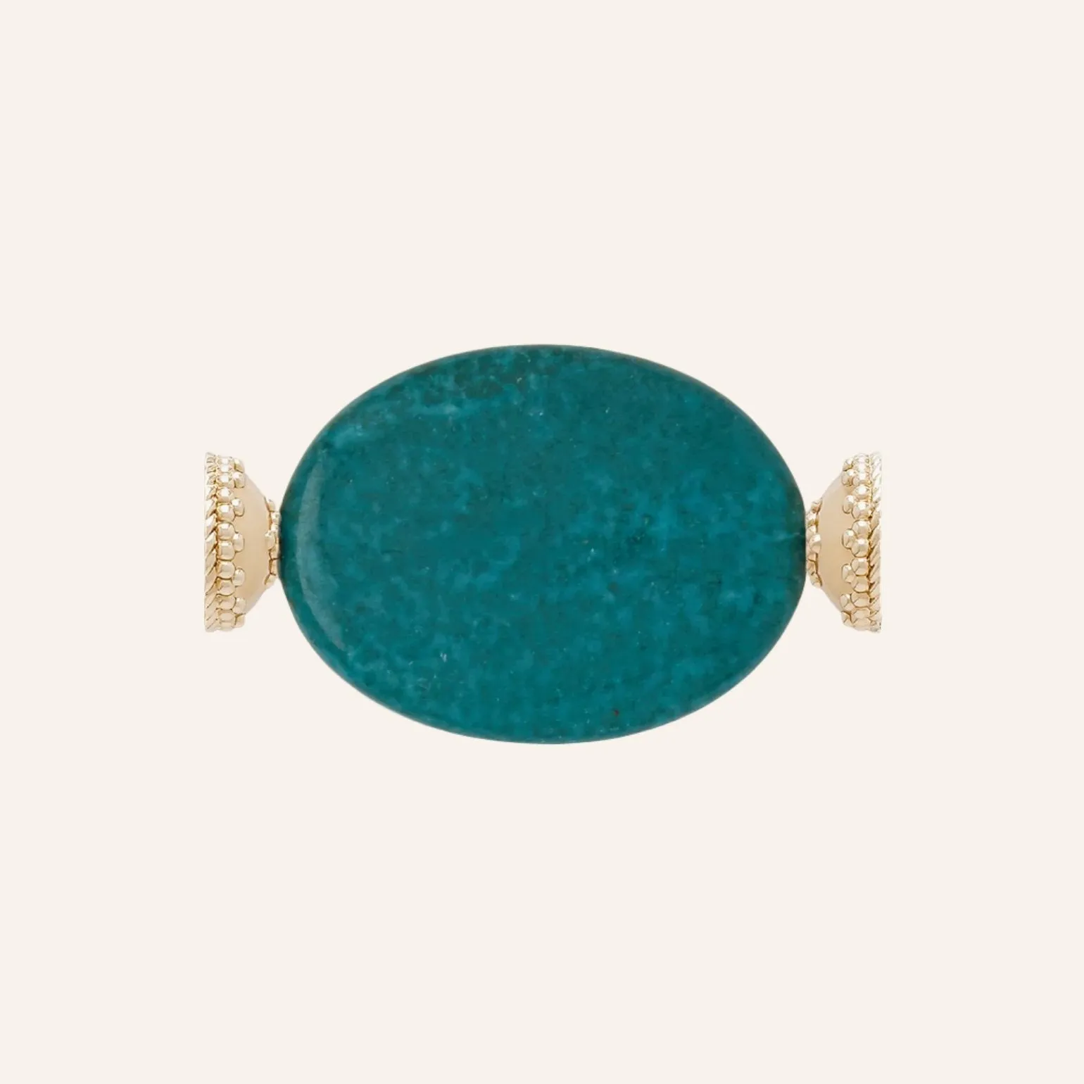 Chrysocolla Oval Flat Centerpiece