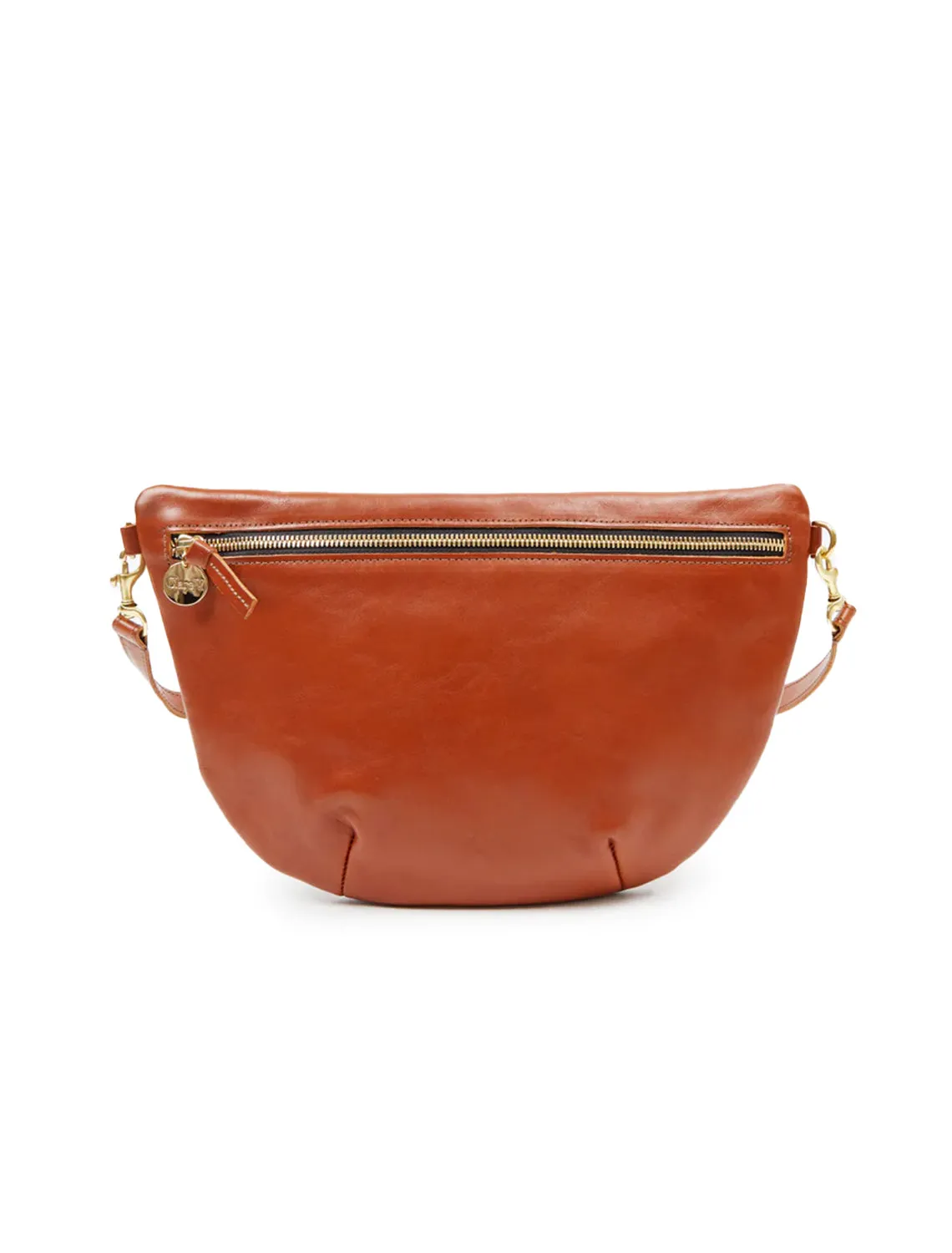 Clare V. grande fanny bag in miel rustic